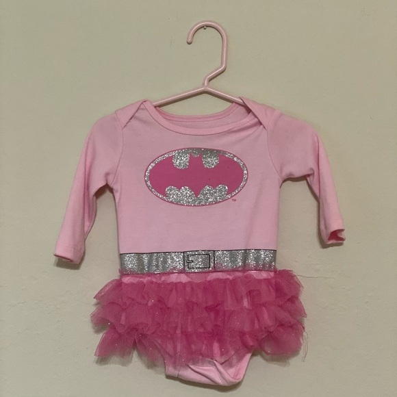 Other - 3M Baby Batman Costume Pink Silver